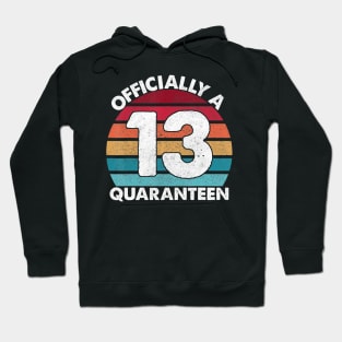 13th Birthday Oficially a Quarann nager 13 Years Old Hoodie